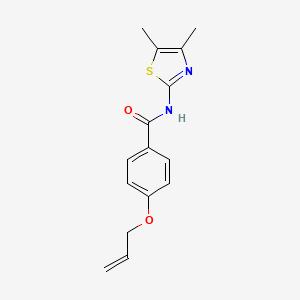 4-(allyloxy)-N-(4,5-dimethyl-1,3-thiazol-2-yl)benzamide