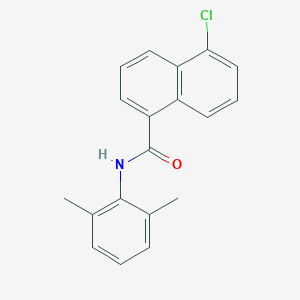 5-chloro-N-(2,6-dimethylphenyl)naphthalene-1-carboxamide