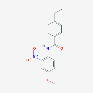 4-ethyl-N-(4-methoxy-2-nitrophenyl)benzamide