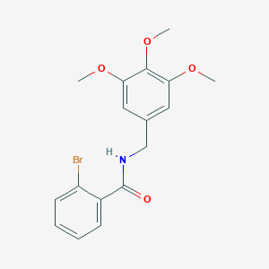 molecular formula C17H18BrNO4 B4401658 2-bromo-N-(3,4,5-trimethoxybenzyl)benzamide 