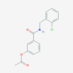 [3-[(2-Chlorophenyl)methylcarbamoyl]phenyl] acetate