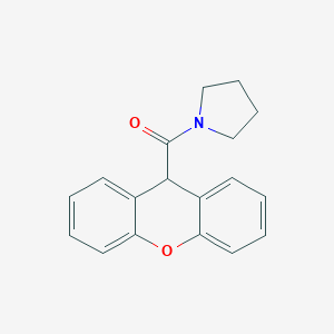 molecular formula C18H17NO2 B440186 pyrrolidin-1-yl(9H-xanthen-9-yl)methanone CAS No. 101734-05-8