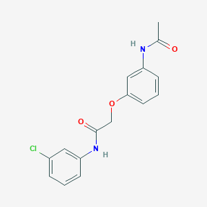 2-[3-(acetylamino)phenoxy]-N-(3-chlorophenyl)acetamide