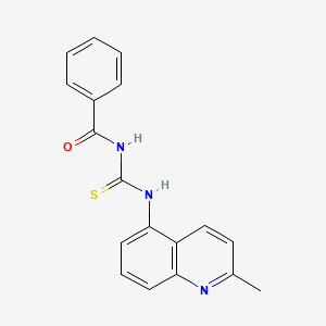 N-[(2-methylquinolin-5-yl)carbamothioyl]benzamide