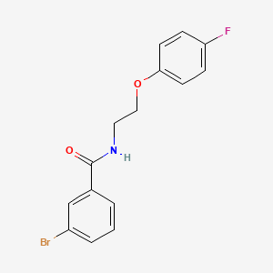 3-bromo-N-[2-(4-fluorophenoxy)ethyl]benzamide