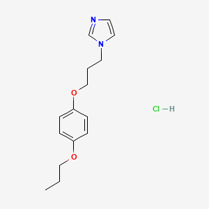 1-[3-(4-Propoxyphenoxy)propyl]imidazole;hydrochloride