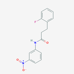 3-(2-fluorophenyl)-N-(3-nitrophenyl)propanamide