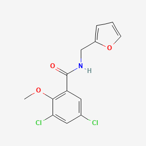 3,5-dichloro-N-(2-furylmethyl)-2-methoxybenzamide