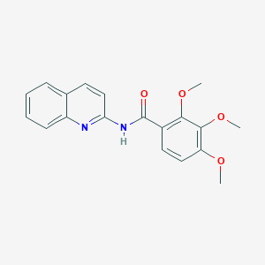 molecular formula C19H18N2O4 B4402962 2,3,4-trimethoxy-N-2-quinolinylbenzamide 