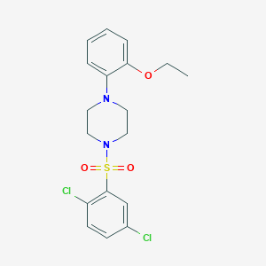 molecular formula C18H20Cl2N2O3S B440331 1-(2,5-Dichlorophenyl)sulfonyl-4-(2-ethoxyphenyl)piperazine CAS No. 439131-68-7