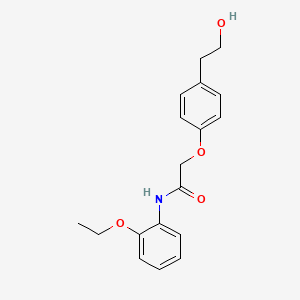 N-(2-ethoxyphenyl)-2-[4-(2-hydroxyethyl)phenoxy]acetamide