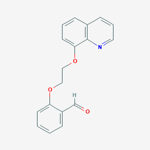 2-(2-Quinolin-8-yloxyethoxy)benzaldehyde