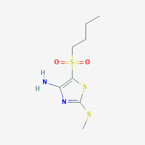 B044046 4-Amino-5-butylsulfonyl-2-methylthiothiazole CAS No. 117420-87-8