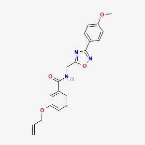 molecular formula C20H19N3O4 B4404617 3-(allyloxy)-N-{[3-(4-methoxyphenyl)-1,2,4-oxadiazol-5-yl]methyl}benzamide 