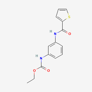 ethyl {3-[(2-thienylcarbonyl)amino]phenyl}carbamate