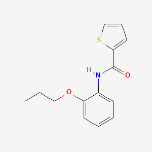 N-(2-propoxyphenyl)thiophene-2-carboxamide