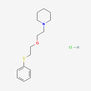 molecular formula C15H24ClNOS B4405399 1-[2-(2-Phenylsulfanylethoxy)ethyl]piperidine;hydrochloride 