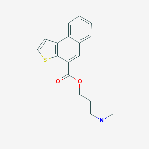B044055 3-(Dimethylamino)propyl naphtho(2,1-b)thiophene-4-carboxylate CAS No. 113296-07-4