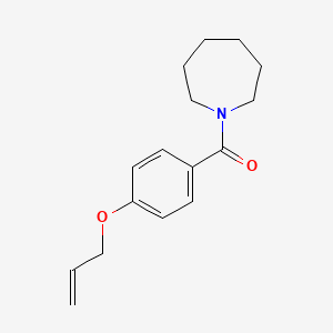 molecular formula C16H21NO2 B4405701 Azepan-1-yl-(4-prop-2-enoxyphenyl)methanone 