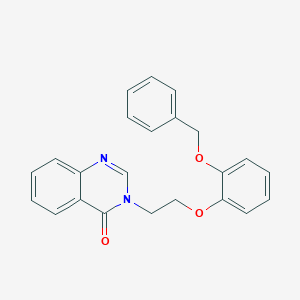 3-{2-[2-(benzyloxy)phenoxy]ethyl}-4(3H)-quinazolinone