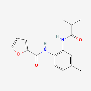 N-[2-(isobutyrylamino)-4-methylphenyl]-2-furamide