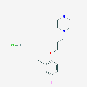 1-[3-(4-iodo-2-methylphenoxy)propyl]-4-methylpiperazine hydrochloride