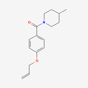 (4-Methylpiperidin-1-yl)-(4-prop-2-enoxyphenyl)methanone