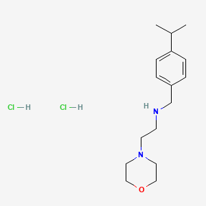 molecular formula C16H28Cl2N2O B4406659 N-(4-isopropylbenzyl)-2-(4-morpholinyl)ethanamine dihydrochloride 