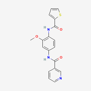 N-{3-methoxy-4-[(2-thienylcarbonyl)amino]phenyl}nicotinamide