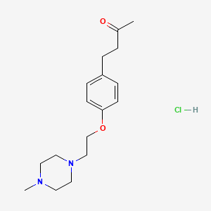 4-{4-[2-(4-methyl-1-piperazinyl)ethoxy]phenyl}-2-butanone hydrochloride