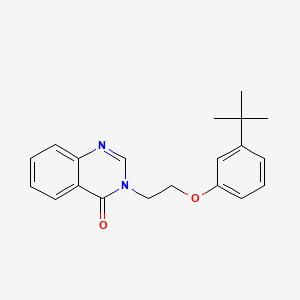 3-[2-(3-tert-butylphenoxy)ethyl]-4(3H)-quinazolinone