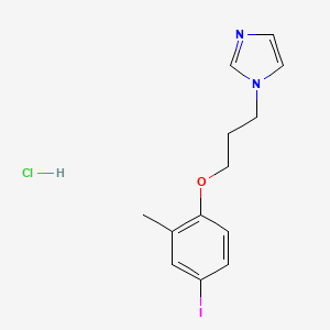 1-[3-(4-iodo-2-methylphenoxy)propyl]-1H-imidazole hydrochloride