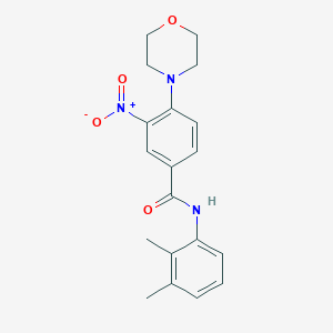 molecular formula C19H21N3O4 B4406991 N-(2,3-dimethylphenyl)-4-(4-morpholinyl)-3-nitrobenzamide 