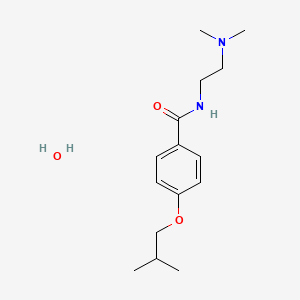 molecular formula C15H26N2O3 B4407015 N-[2-(dimethylamino)ethyl]-4-isobutoxybenzamide hydrate 