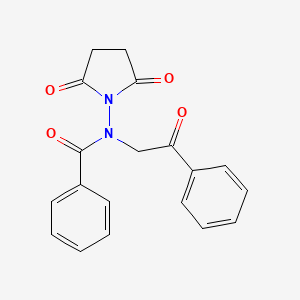 N-(2,5-dioxo-1-pyrrolidinyl)-N-(2-oxo-2-phenylethyl)benzamide