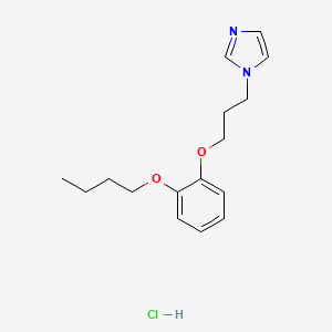 molecular formula C16H23ClN2O2 B4407119 1-[3-(2-butoxyphenoxy)propyl]-1H-imidazole hydrochloride 