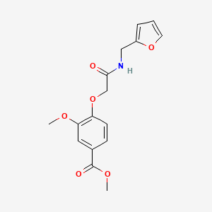 methyl 4-{2-[(2-furylmethyl)amino]-2-oxoethoxy}-3-methoxybenzoate