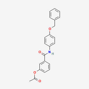 3-({[4-(benzyloxy)phenyl]amino}carbonyl)phenyl acetate