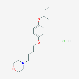 4-[4-(4-sec-butoxyphenoxy)butyl]morpholine hydrochloride