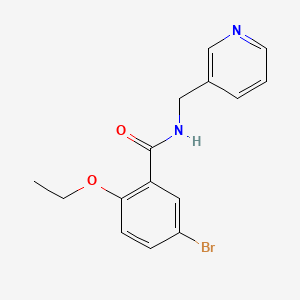 molecular formula C15H15BrN2O2 B4407226 5-bromo-2-ethoxy-N-(pyridin-3-ylmethyl)benzamide 