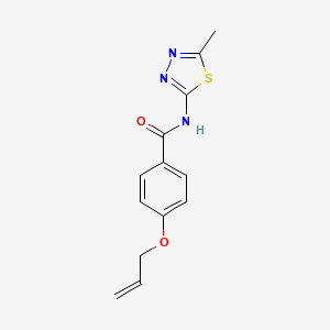 N-(5-methyl-1,3,4-thiadiazol-2-yl)-4-prop-2-enoxybenzamide