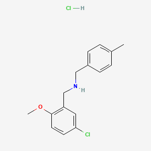 (5-chloro-2-methoxybenzyl)(4-methylbenzyl)amine hydrochloride