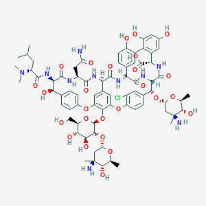 molecular formula C74H91ClN10O26 B044073 Orienticin D CAS No. 112848-46-1