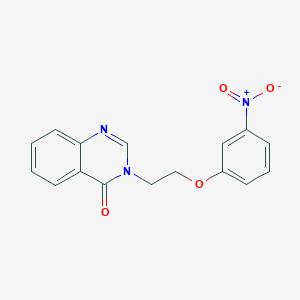 3-[2-(3-nitrophenoxy)ethyl]-4(3H)-quinazolinone