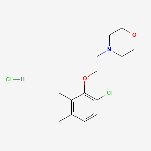 4-[2-(6-Chloro-2,3-dimethylphenoxy)ethyl]morpholine;hydrochloride