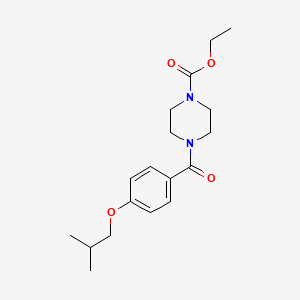 ethyl 4-(4-isobutoxybenzoyl)-1-piperazinecarboxylate