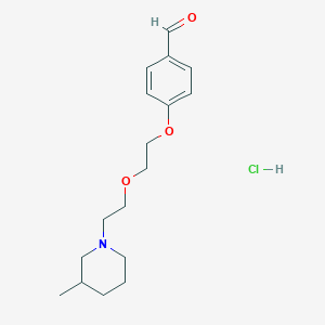 4-{2-[2-(3-methyl-1-piperidinyl)ethoxy]ethoxy}benzaldehyde hydrochloride