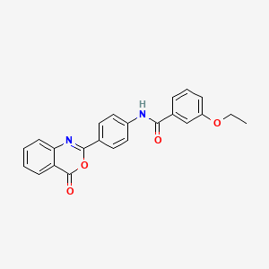 3-ethoxy-N-[4-(4-oxo-4H-3,1-benzoxazin-2-yl)phenyl]benzamide