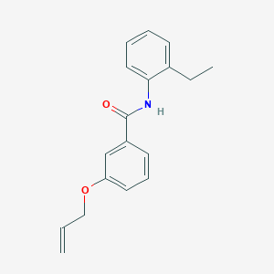 molecular formula C18H19NO2 B4407488 3-(allyloxy)-N-(2-ethylphenyl)benzamide 