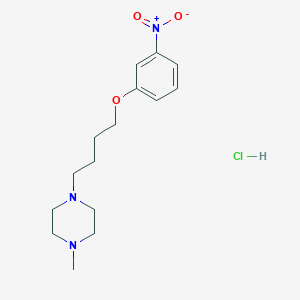 1-Methyl-4-[4-(3-nitrophenoxy)butyl]piperazine;hydrochloride